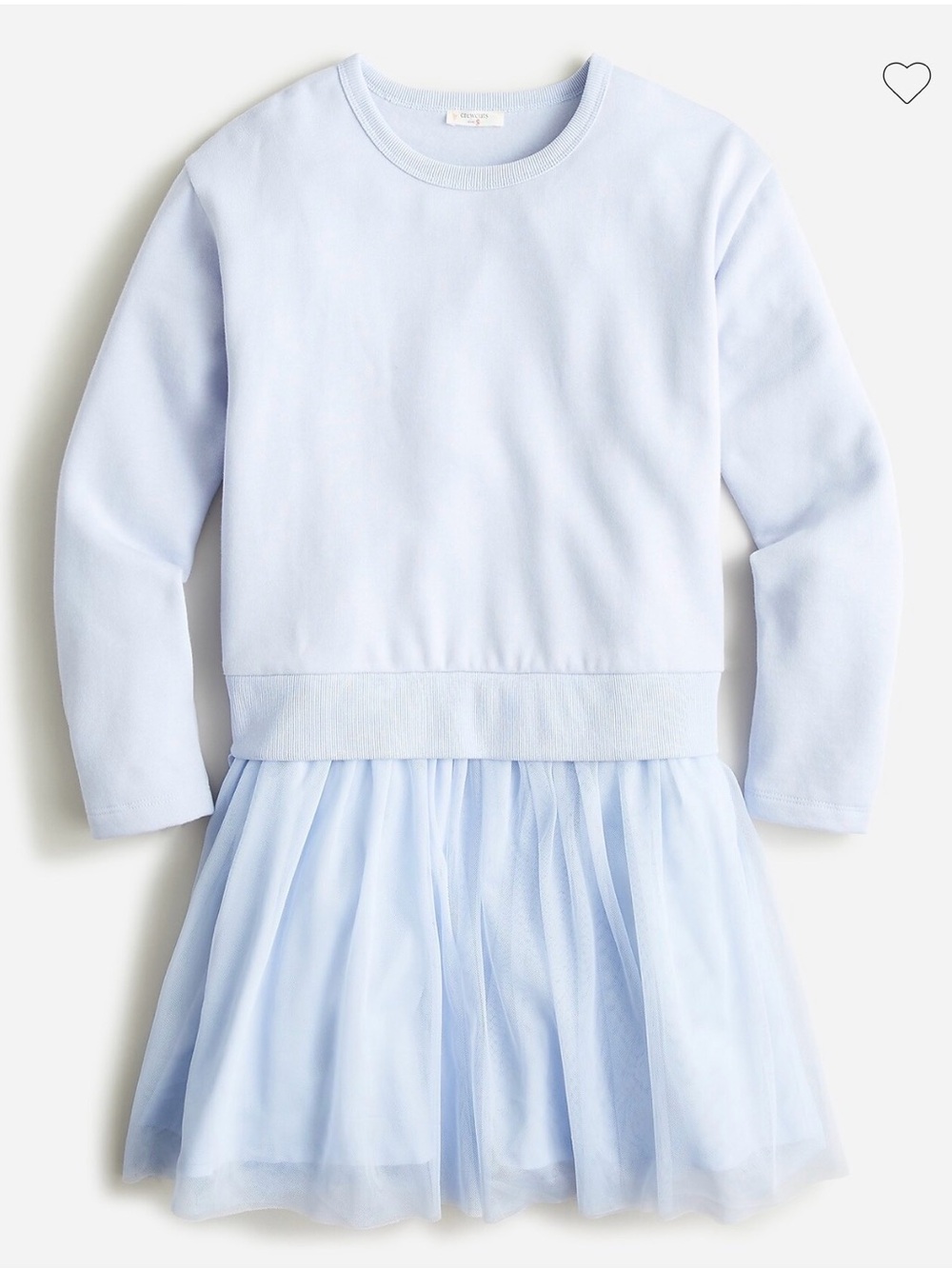 Crewcuts Girls' crewneck mixy dress with tulle size 8